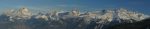 Vue panoramique sur les Dents de Morcles, Muverans et Diablerets