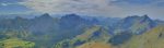 Panorama de la Dent de Ruth, Dent de Savigny, Vanil Noir et Dent de Brenleire