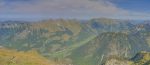 Vanil d'Arpille, Gros Brun et Chörblispitz (centre). Schafberg au 2/3. Aoberrügg au premier plan à droite