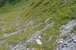 On suit le lit d'un ruisseau, section raide