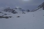 Homattugletscher devant nous sur la gauche