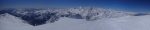 De la vallée du Rhône, secteur du Weissmies et cie à l'Italie