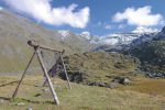 Des jeux pour les enfants, assez rare à cette altitude