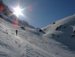 Montée longue mais pente douce.