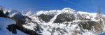 Vue sur le domaine skiable de Siviez