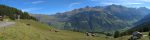 Vue panoramique depuis le parking vers Verbier