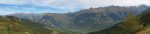 Vue panoramique depuis le Pt2100 vers Verbier