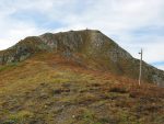 On arrive sur la crête finale, avec le au fond le cairn du sommet.