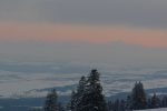 Coucher de soleil sur les Alpes