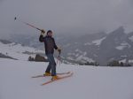 Ventre plein, skieur content