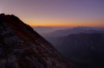 Vue arrière sur la Haute Corde dont on voit la croix.