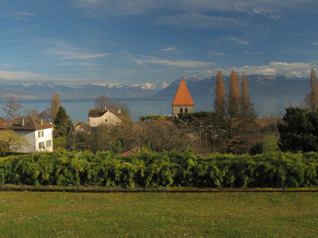 Randonnée à SaintSulpice, Vaud. Débarcadère et plage du Pélican