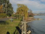 On se dirige vers la plage du pélican, vue sur les berges