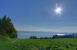 De l'autre côté le Lac de Morat.