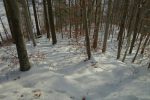 Difficile de suivre le chemin dans la neige