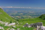 On descend notre chemin, bien régulier, en profitant encore du panorama.