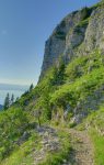 Descente sur un joli sentier après le col de Pertuis