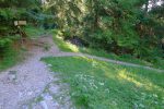 Bifurcation à droite pour le Bois de la Corne