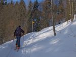 Après un passage en forêt, on trouve la route pour le col qui passe entre La Braye et Le Planellet