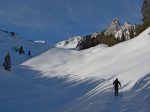 Et nous poursuivons notre route, avec des belles traces de descente.