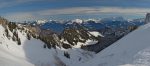 Vue panoramique depuis le col de Savalène sur le vallon de Savalène