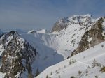 Vue arrière sur les Cornettes de Bises et Arvouin