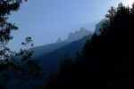Les Dents du Midi en ombre chinoise