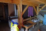 L'ancien refuge en cours de démontage