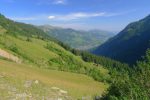 Vue arrière vers Bonavau et Champéry