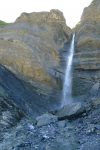 La cascade, en levant bien l'appareil