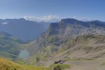 Vue arrière sur le Lac de la Vogealle.