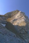 Vue arrière sur le chemin descendu