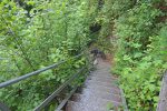 Descente par des escaliers