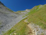 C'est parti pour une longue montée dans la combe des Blettes d'Euloi