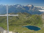 Vue sur le Lac Supérieur de Fully et les Dents du Midi