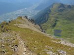 Nous croisons un peu de monde, vue sur le Lac Inférieur de Fully