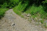 On monte pour Coicon, par cette route de 4x4, fermée à la circulation