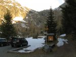 Départ depuis le vallon de Van, au parking du camping de Van, Pt1395. Peu de neige sur le chemin d'été...