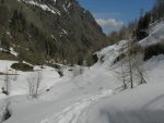 Au fond de la photo, il y a une petite remontée pour arriver au col, en skating !