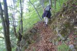 Le sentier est parfois étroit