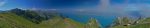 Vue panoramique depuis le Grammont sur le lac Léman