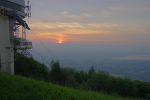 Coucher de soleil sur le Jura.