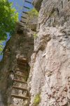 Départ de la Via Ferrata des Echelles de la Mort