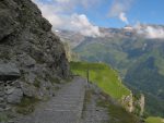 Non, non on laisse le sentier de la Gemmi, plus de force