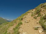 Le chemin monte un peu plus fort, avec la chaleur on souffre un peu !