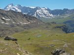 Vue arrière sur le vallon de Tracuit