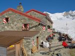 Cabane du Tracuit où comme le dit Evelyne t'es cuit