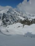 Descente dans le vallon de Bertol, bien du monde monte encore pourtant je suis tardif (13h)