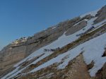 Le chemin zigzag entre les paravalanches