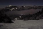 Retour en haut de la piste de ski